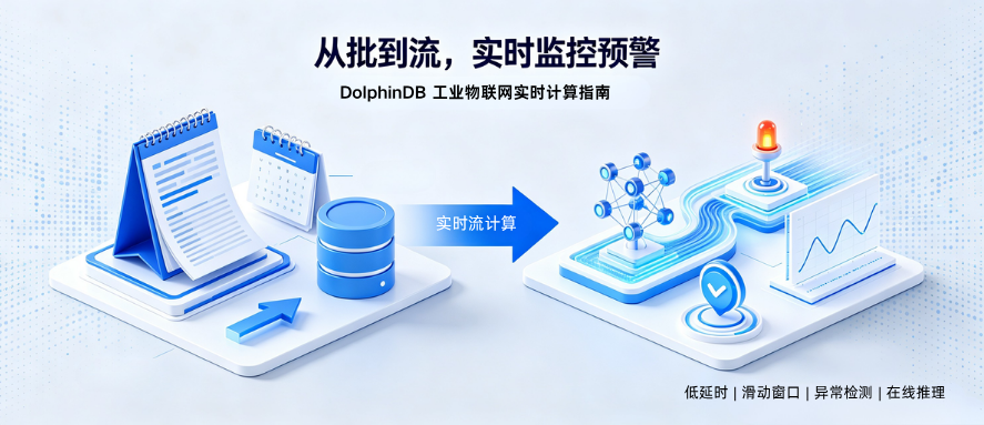 从批到流，实时监控预警&mdash;&mdash;DolphinDB 工业物联网实时计算指南