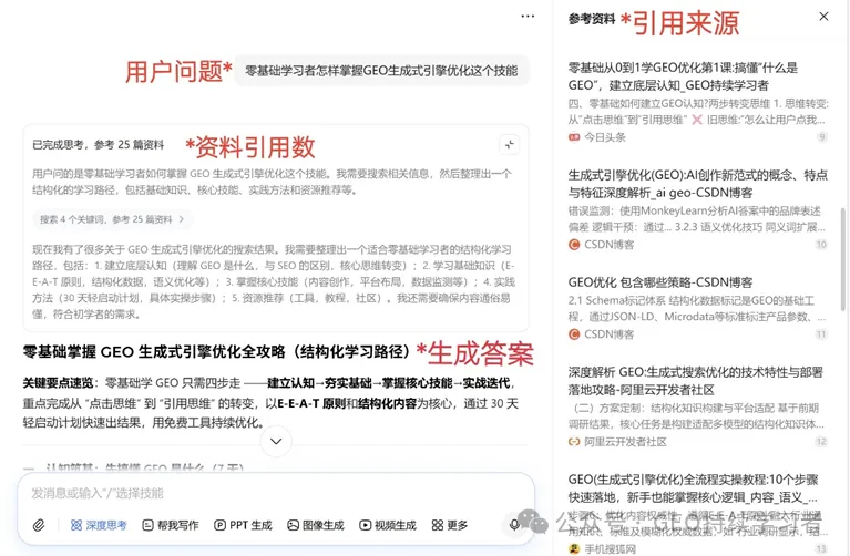 Image 5: 豆包回答页面