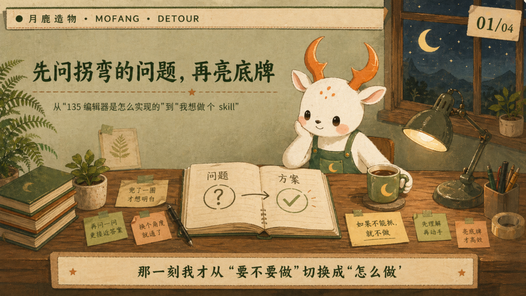 先问拐弯的问题,再亮底牌