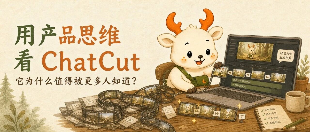 用梁宁产品思维拆解ChatCut，它为什么值得更多人知道？
