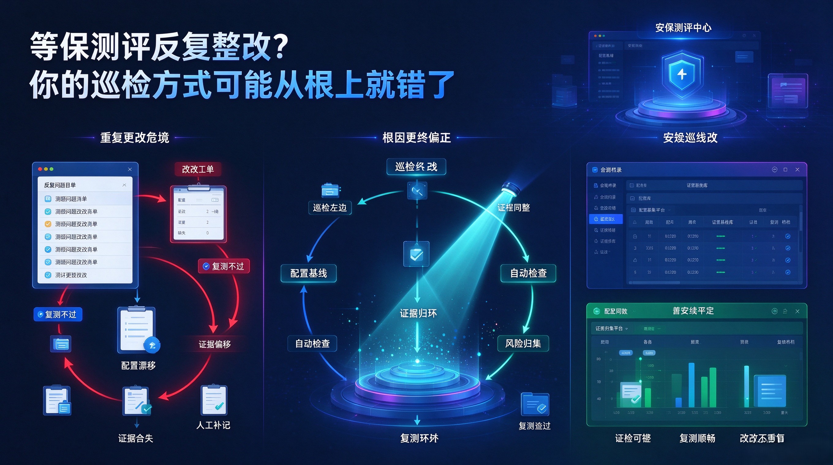 等保测评反复整改？你的巡检方式可能从根上就错了