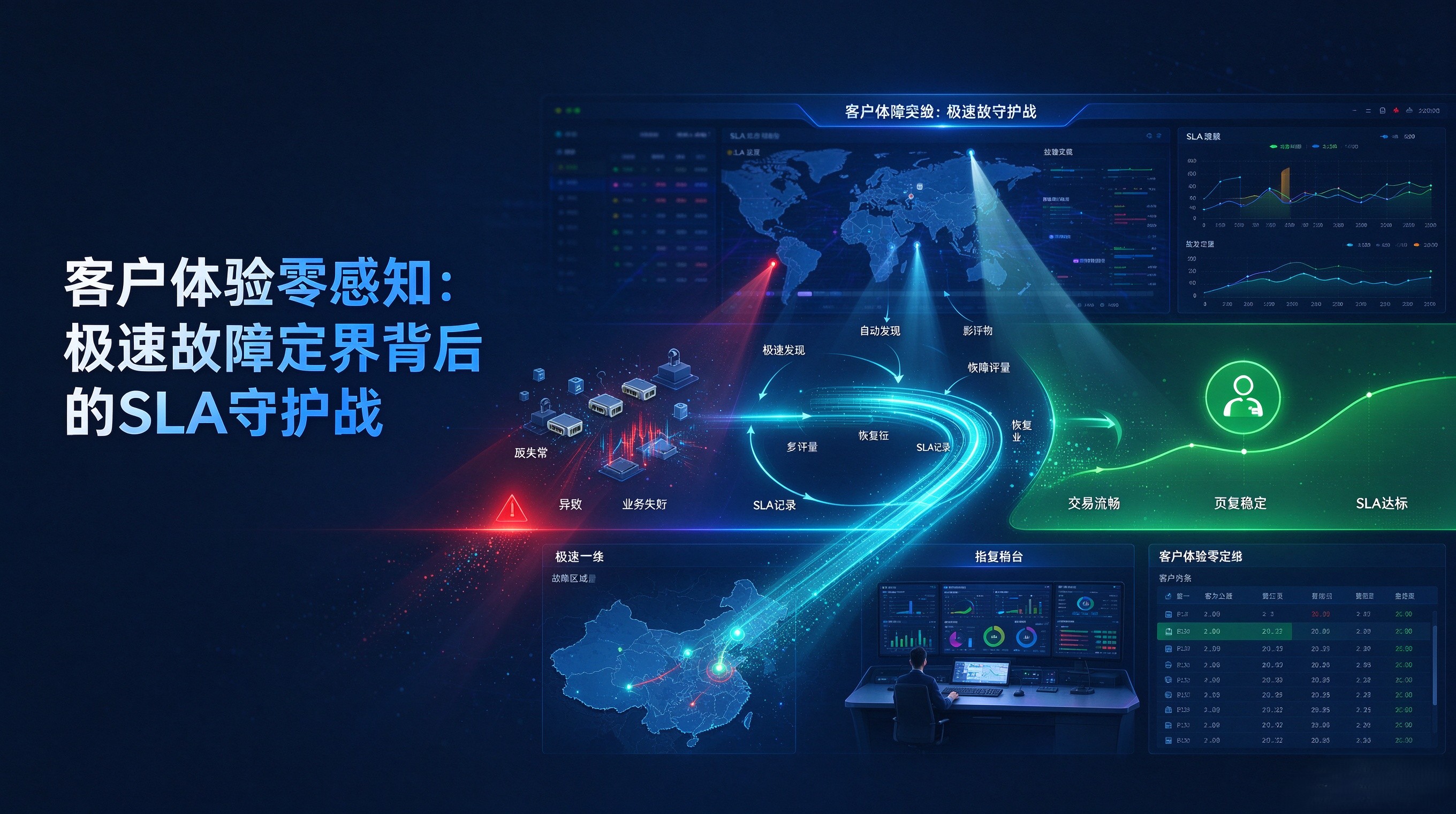 客户体验零感知：极速故障定界背后的SLA守护战
