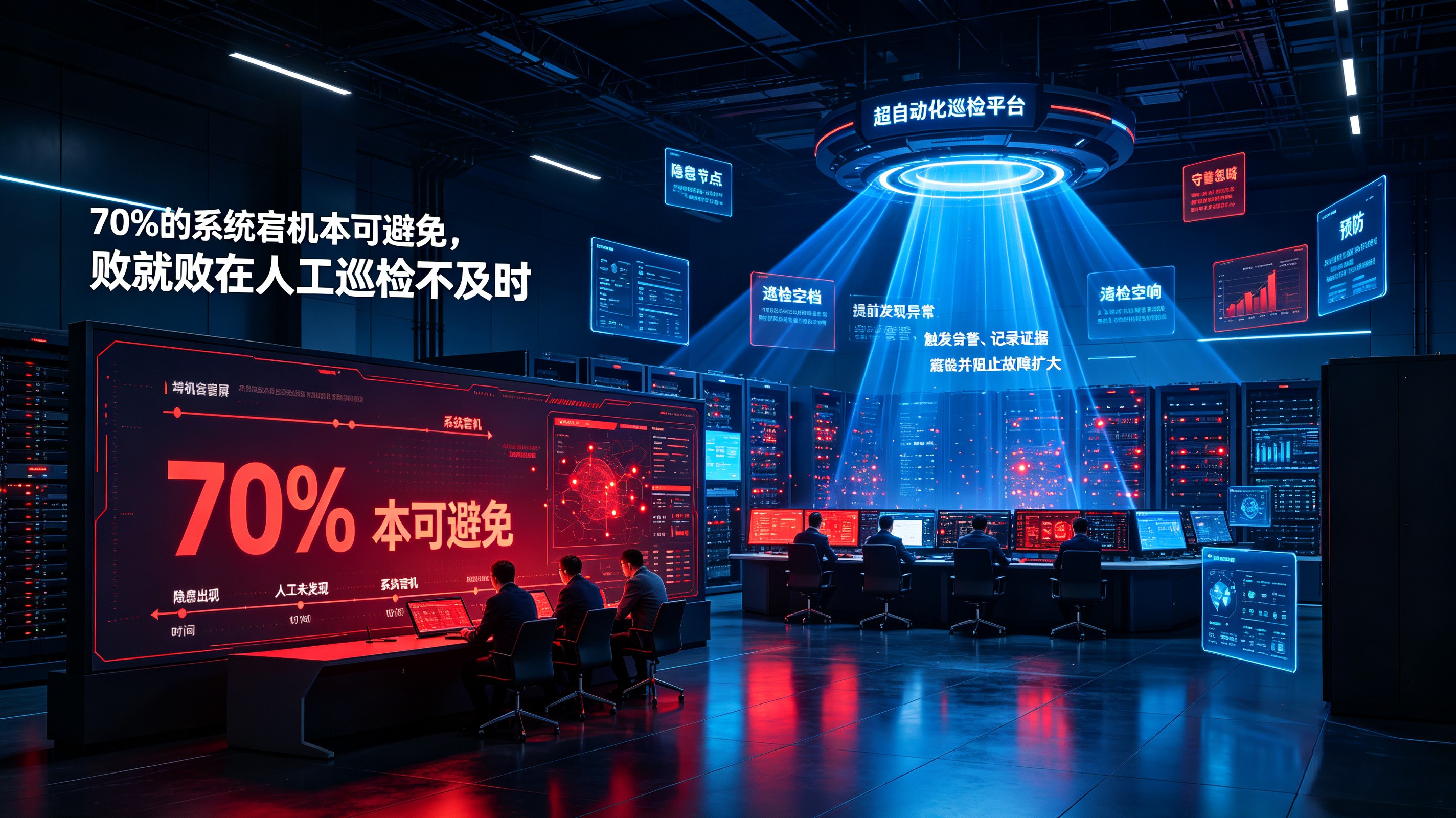 70%的系统宕机本可避免，败就败在人工巡检不及时