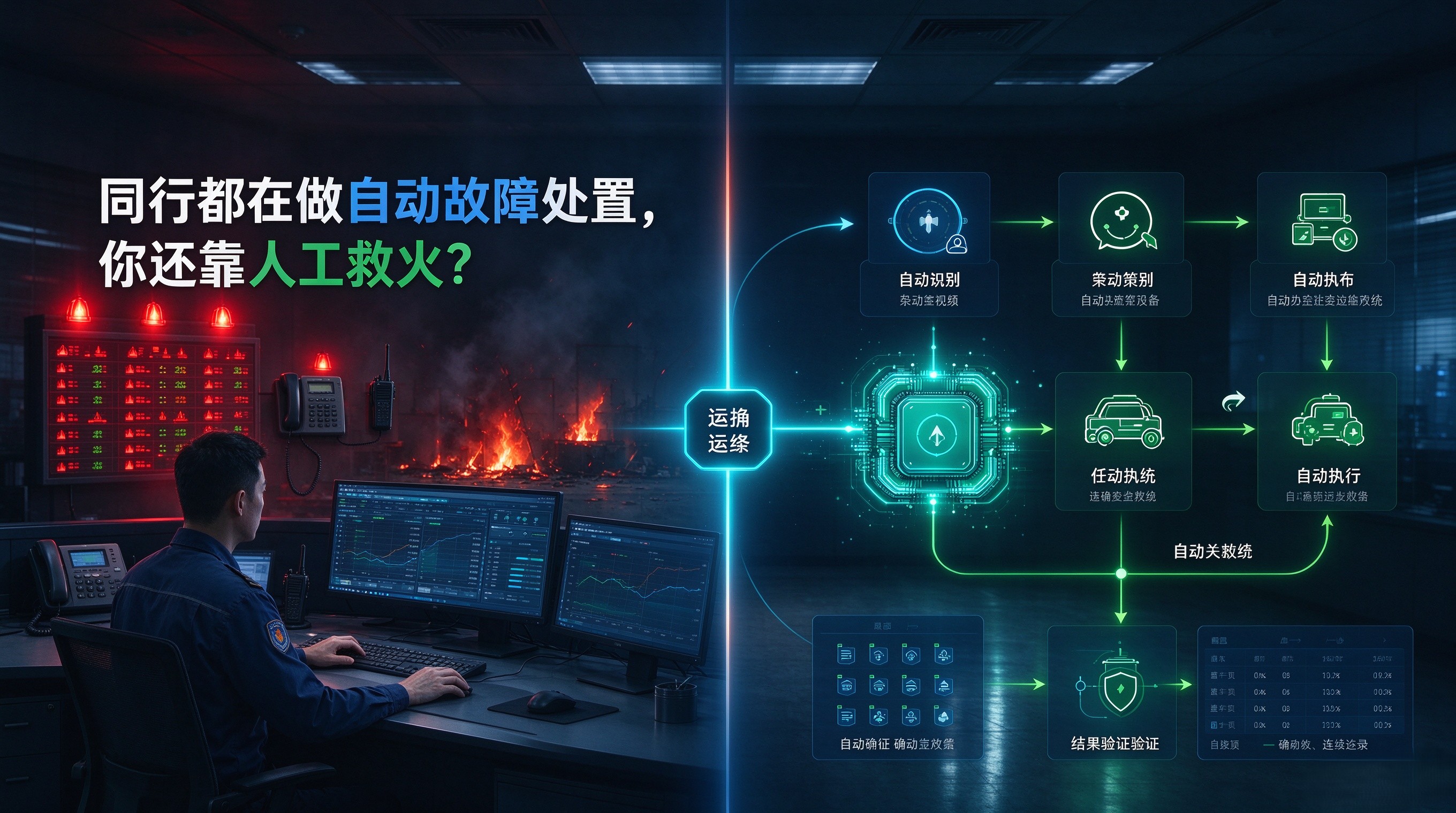 同行都在做自动故障处置，你还靠人工救火？