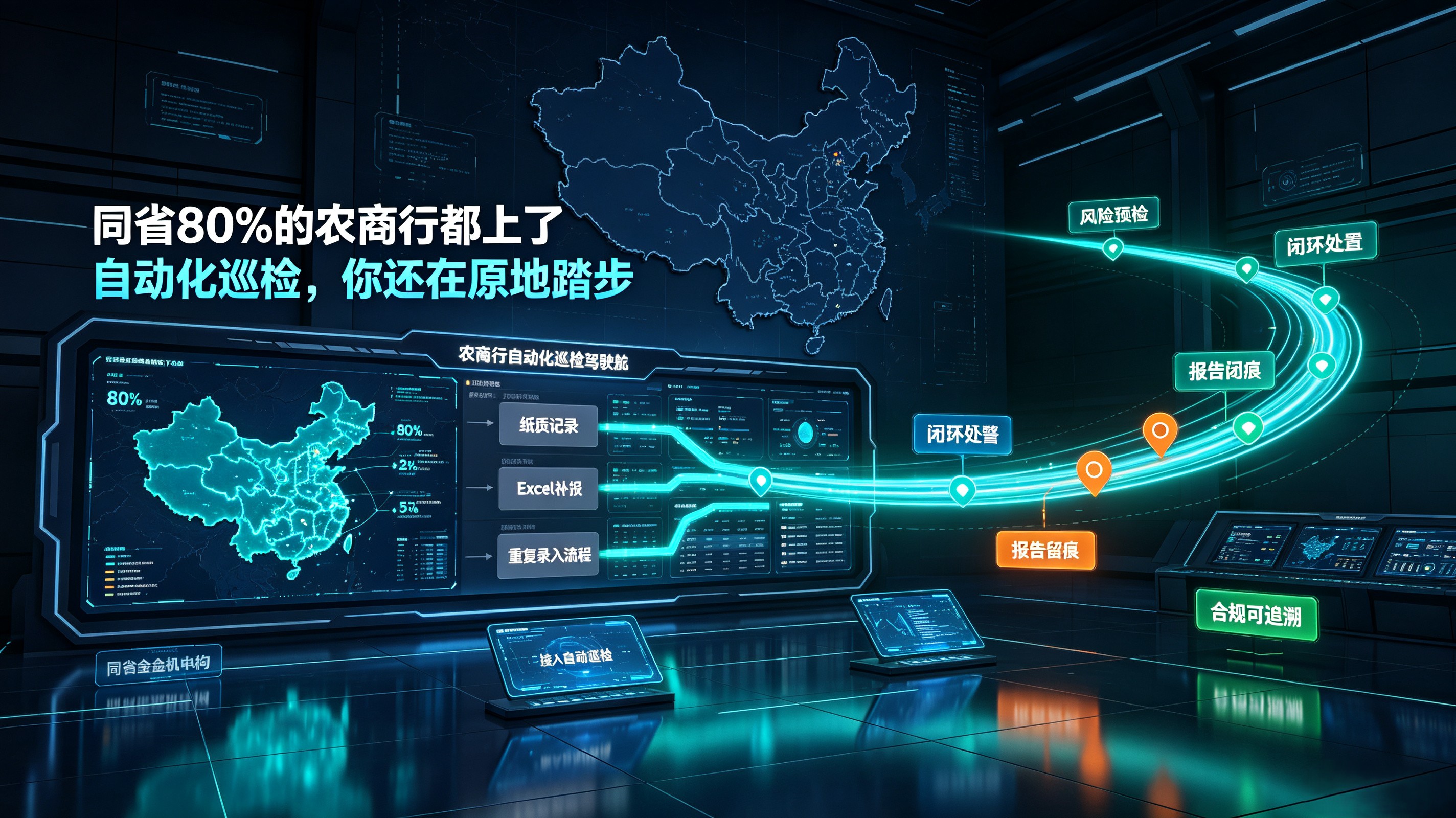 同省80%的农商行都上了自动化巡检，你还在原地踏步