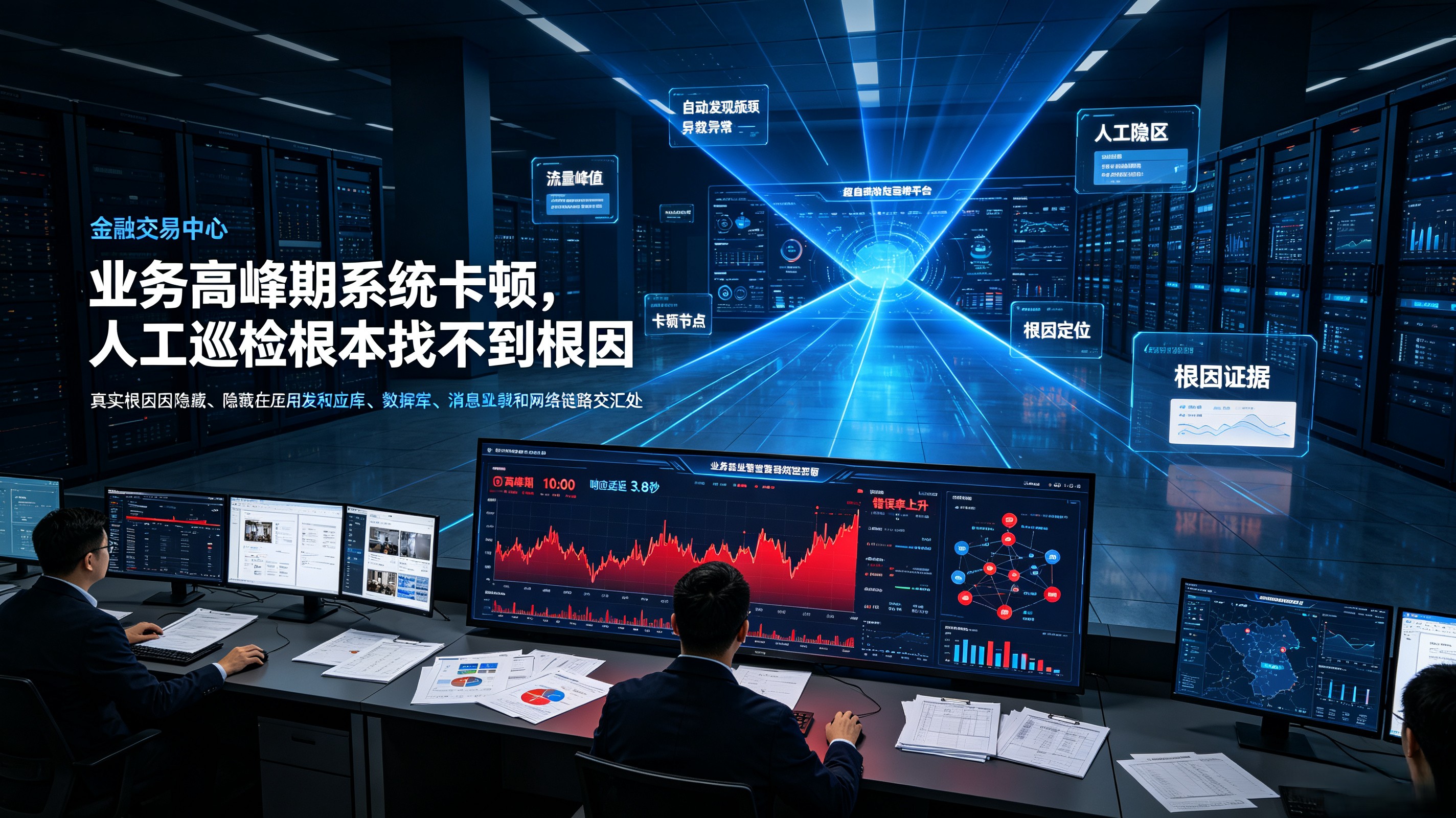 业务高峰期系统卡顿，人工巡检根本找不到根因