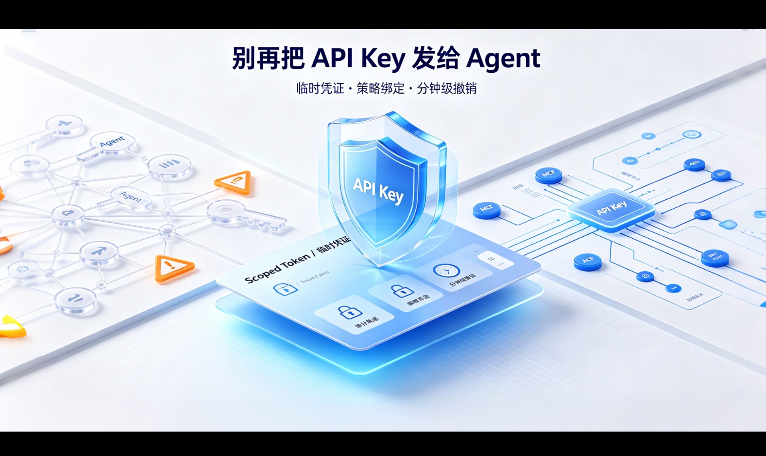 AI Agent 调用链路中的凭证、策略与审计设计