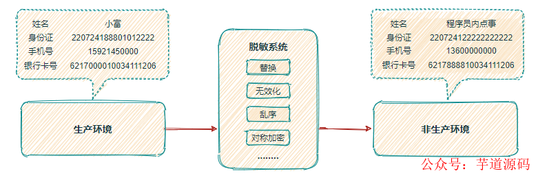 数据脱敏过程