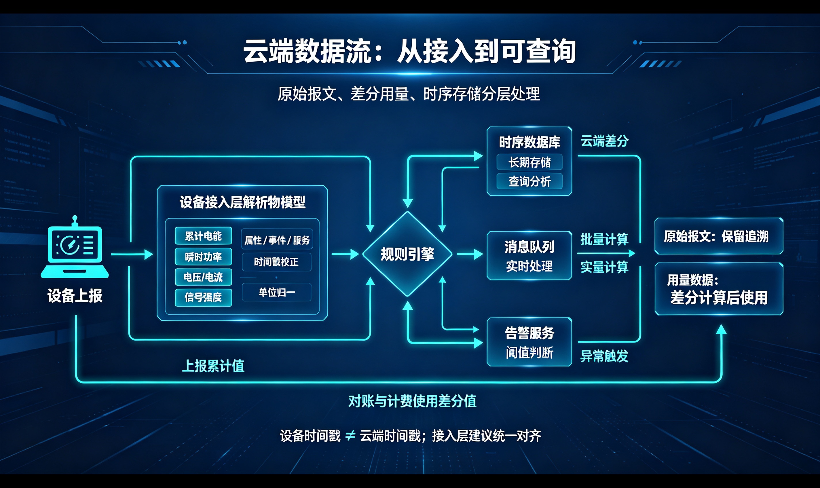 农贸市场水电多级计量系统架构：从 4G 表计接入到云端对账