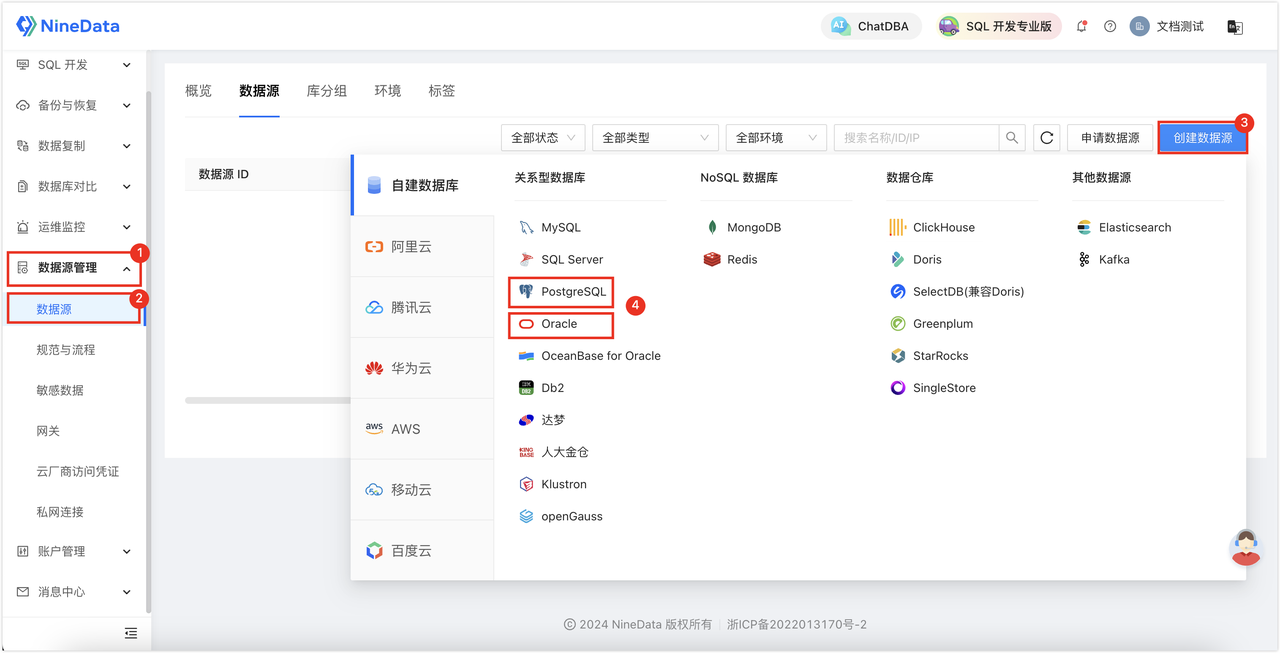 图1：数据源接入入口