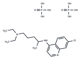  Chloroquine phosphate分子结构式