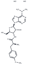  Puromycin dihydrochloride分子结构式