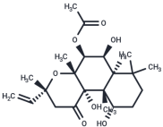 Forskolin分子结构式