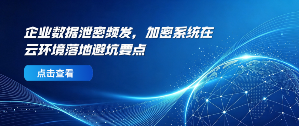 企业数据泄密频发，加密系统在云环境落地避坑要点