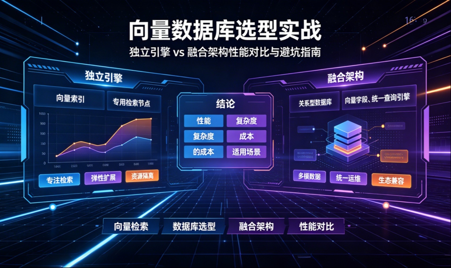 RAG系统向量数据库选型：从独立引擎到融合数据库的决策框架与场景实战