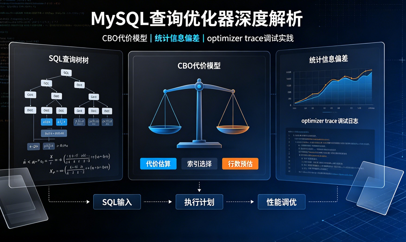 订单表加索引查询反而更慢：从CBO代价模型看MySQL优化器选型与干预方案