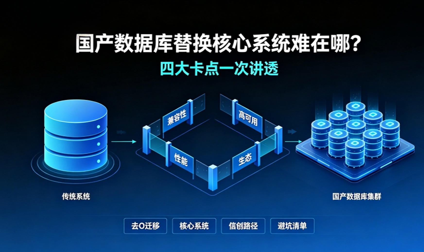 从OA到核心交易系统，国产数据库替换的最后一公里怎么走