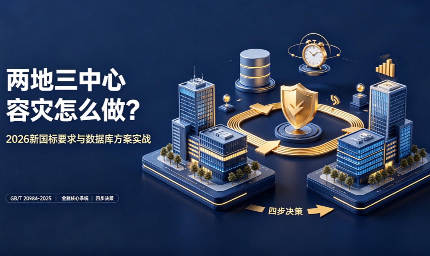 两地三中心容灾达标实战：2026新国标与数据库高可用方案
