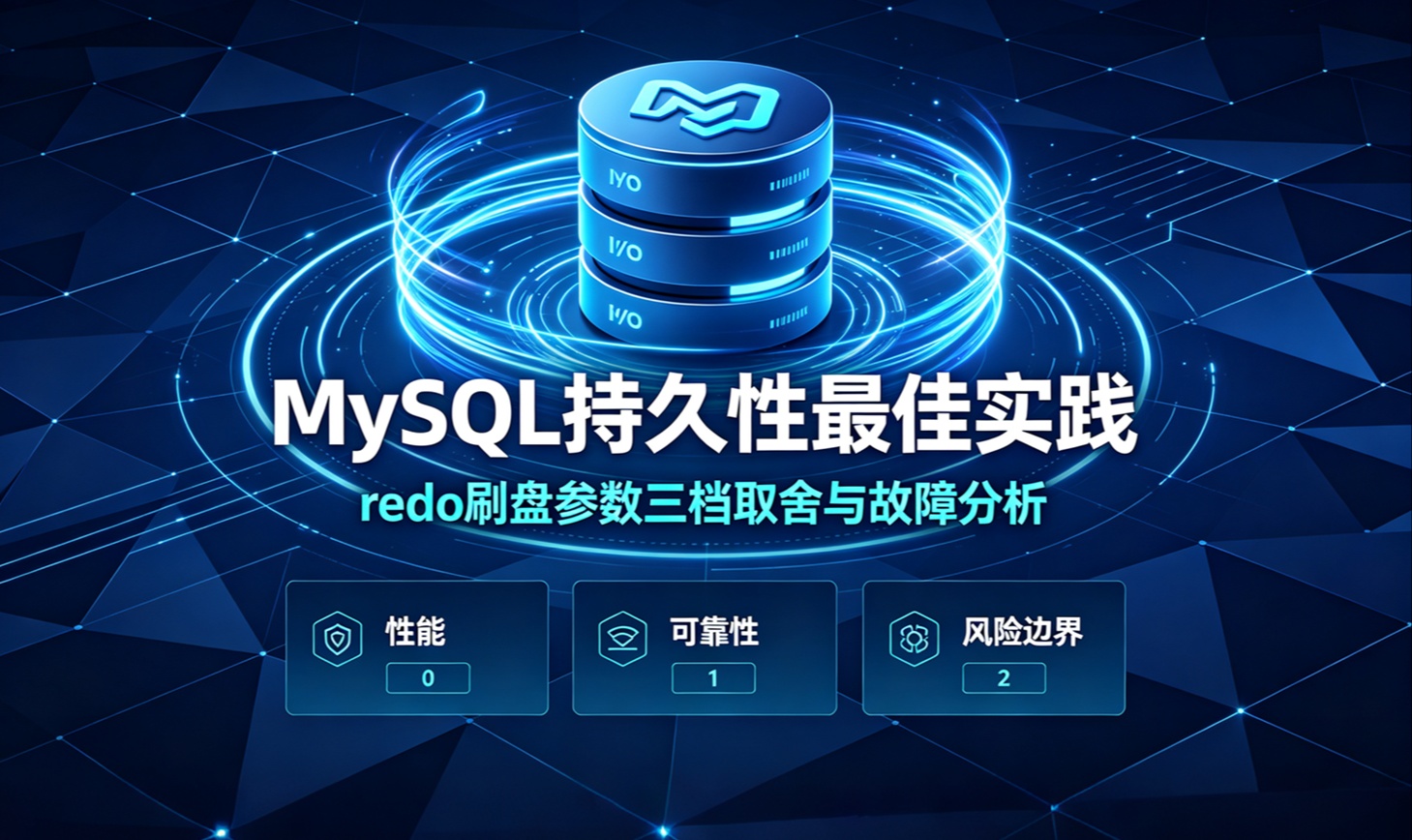MySQL刷盘参数0/1/2实测：订单库改参数前先看丢数据边界