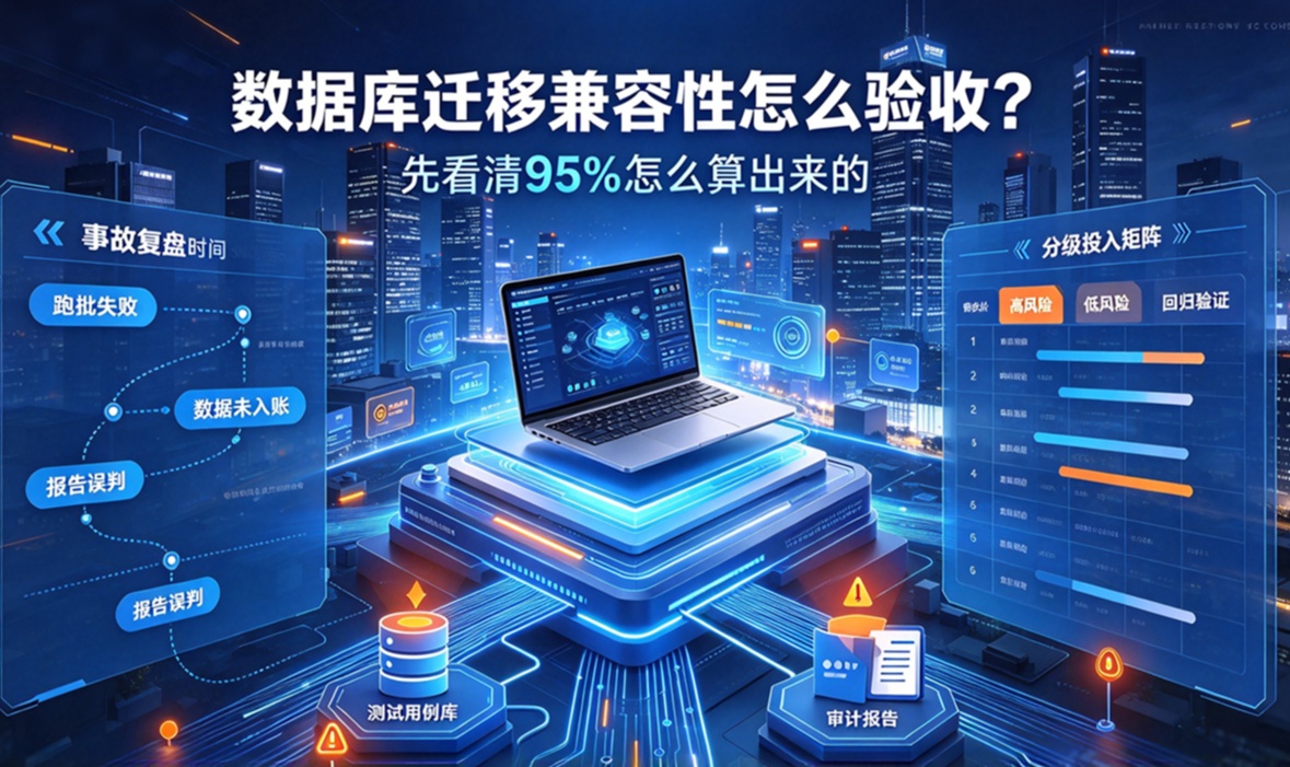 迁移兼容性验收：95%为什么挡不住上线后数据对不上