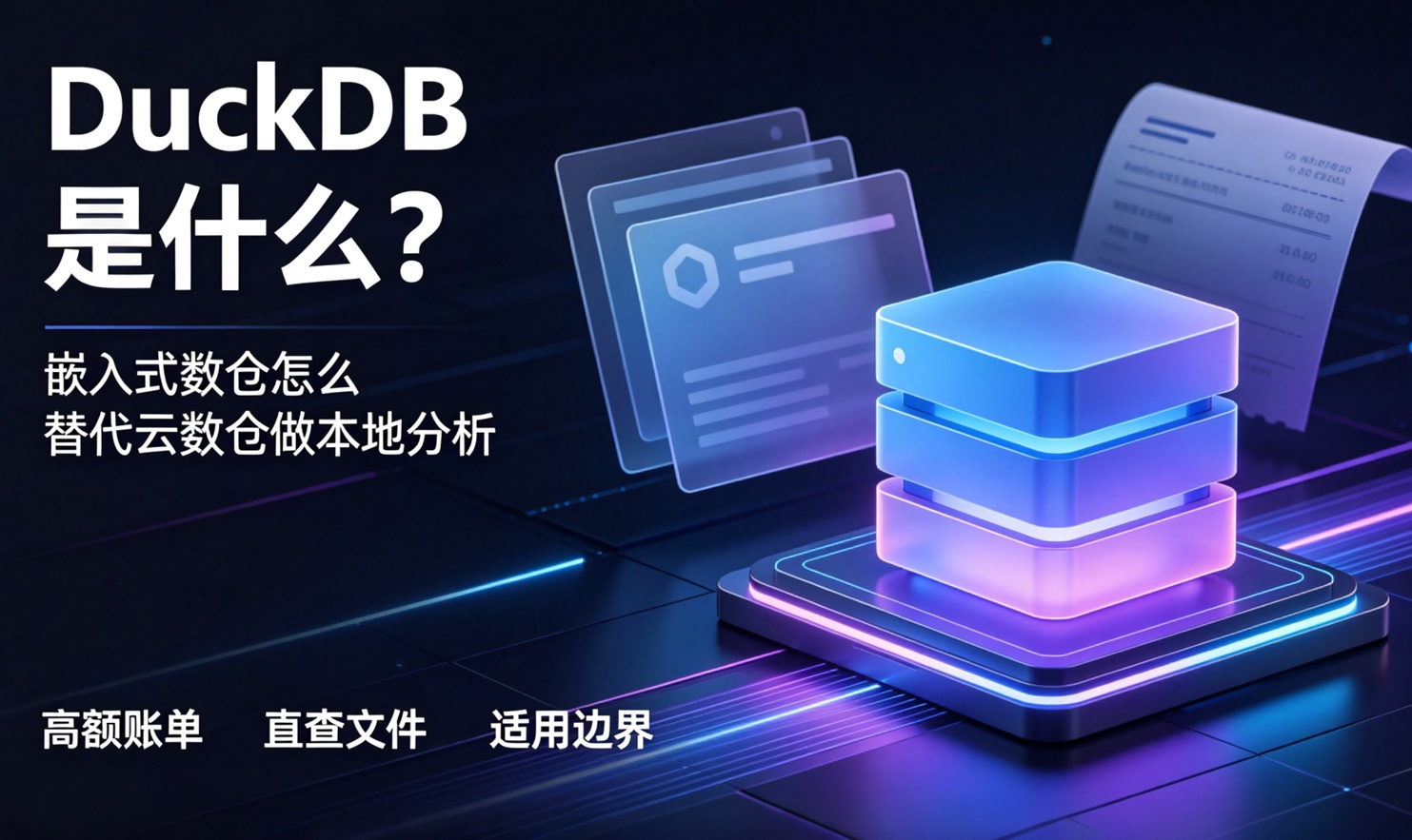 云数仓账单吃紧？用DuckDB做嵌入式分析，成本降了一大截