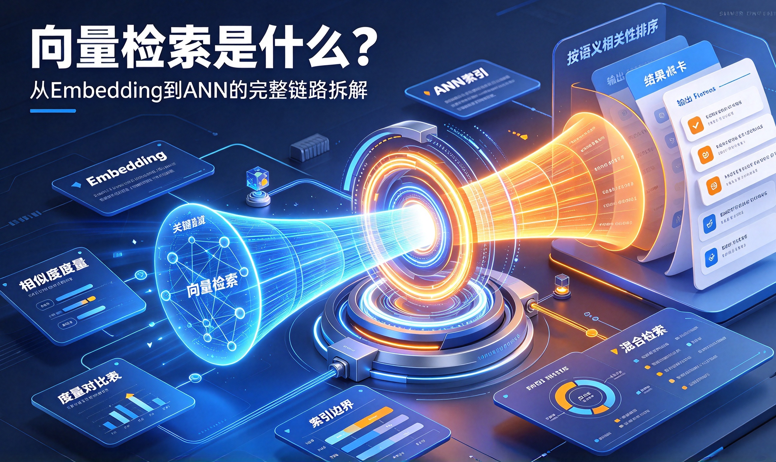向量检索是什么？从Embedding到ANN的完整链路拆解