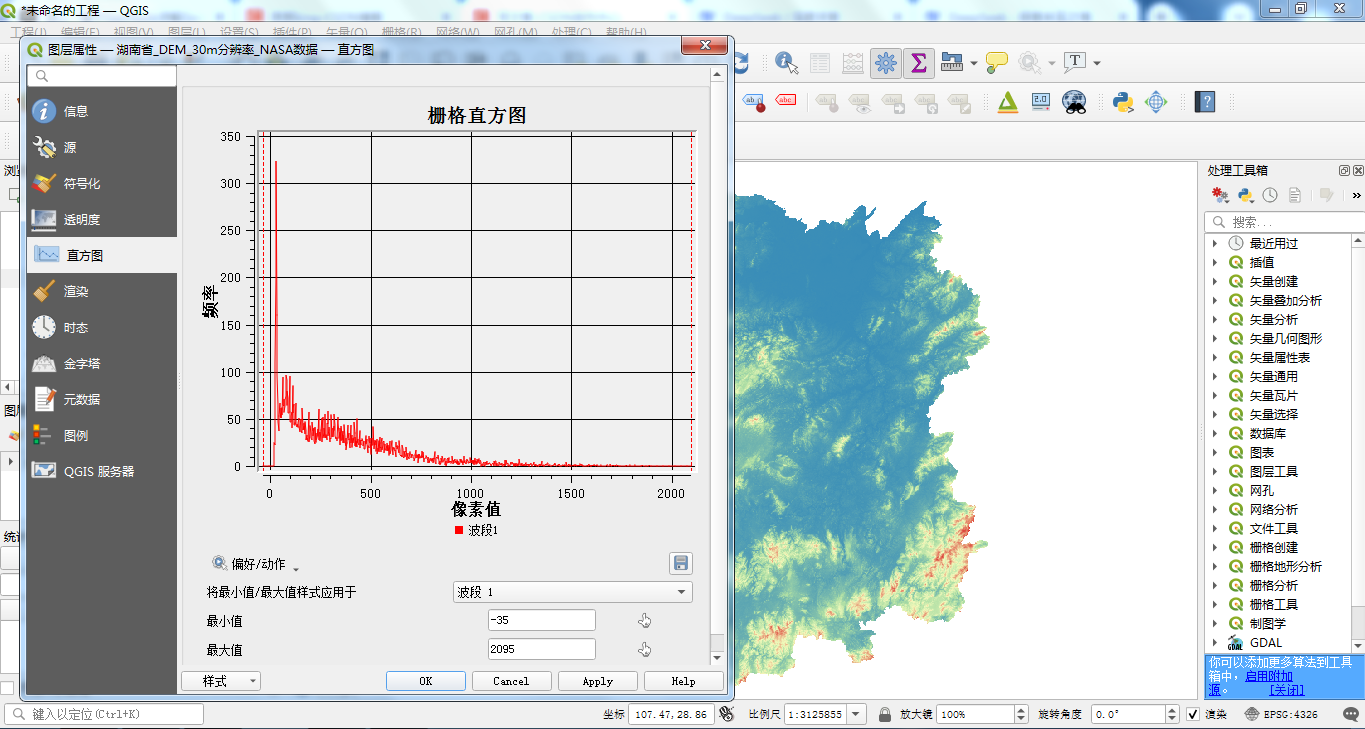 基于GeoTools求解GeoTIFF的最大最小值方法