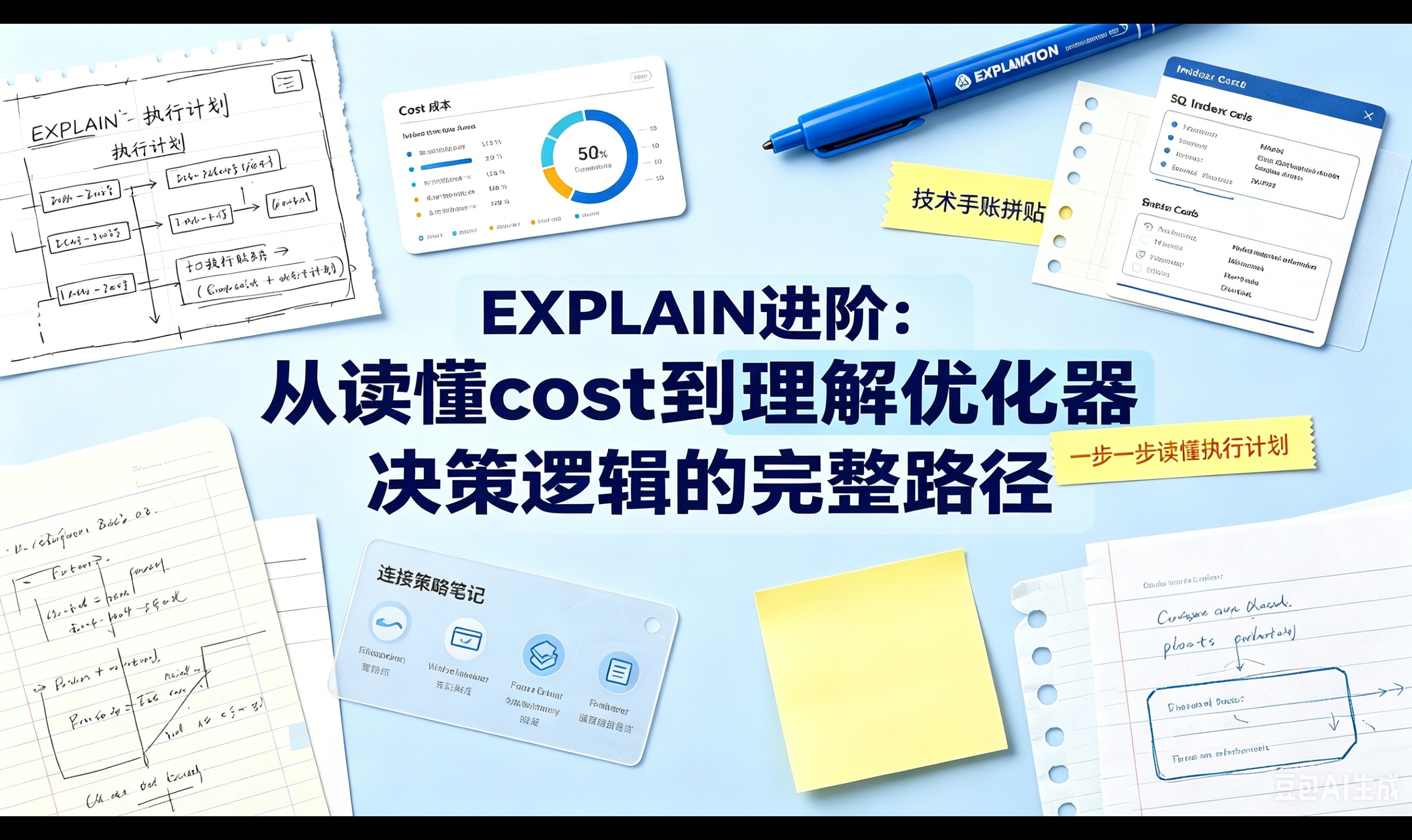 SQL执行计划的&ldquo;成本模型&rdquo;：读懂cost，理解优化器为什么选这个计划