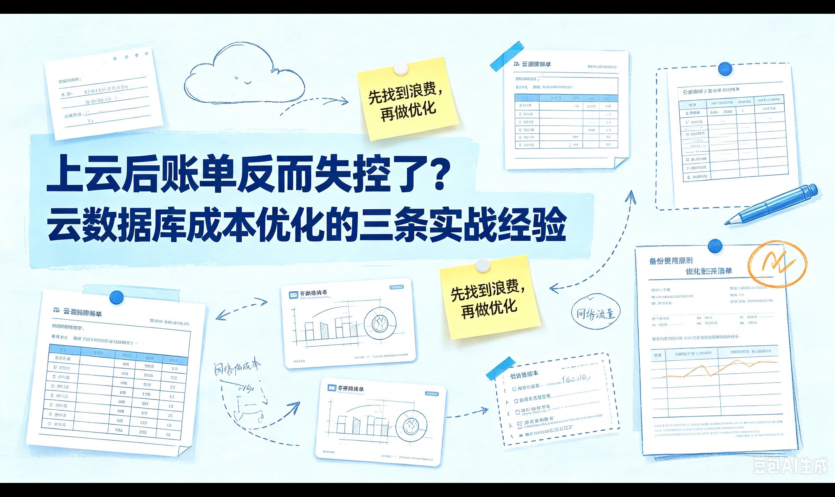从月账单5万到3.5万：云数据库成本优化的完整复盘