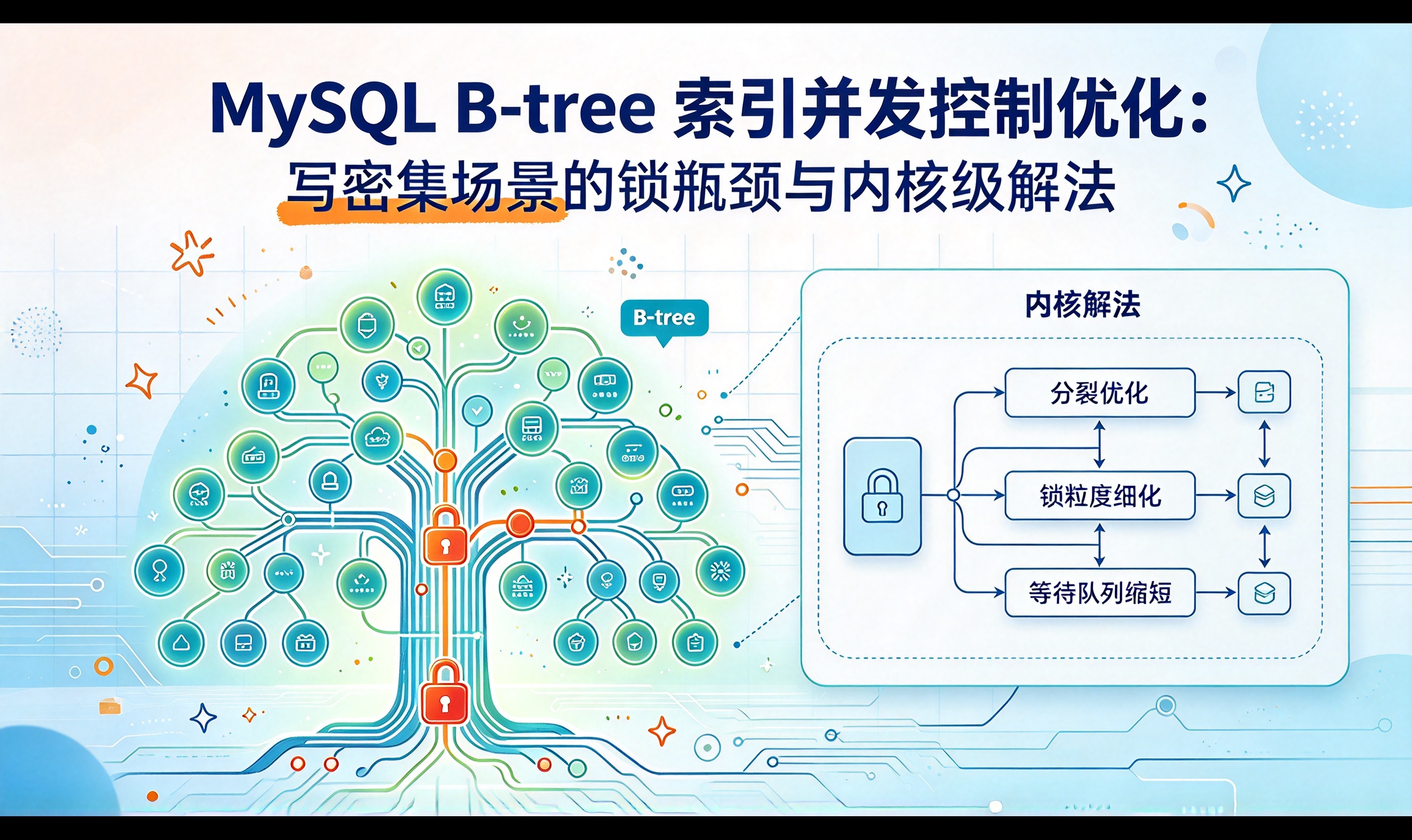 SMO无法并发+加锁范围大——InnoDB B-tree索引锁的两个结构性问题