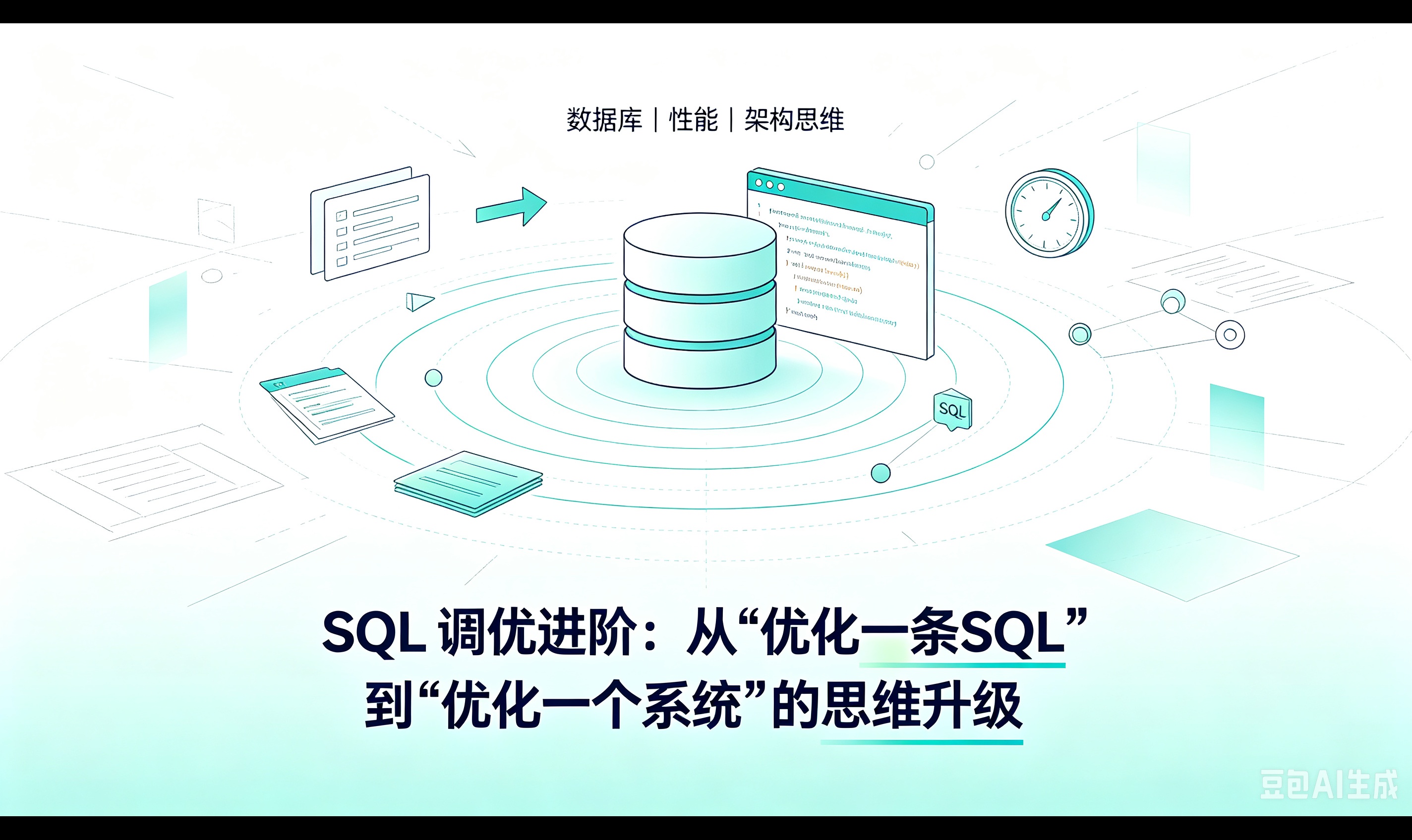SQL调优进阶：从&ldquo;优化一条SQL&rdquo;到&ldquo;优化一个系统&rdquo;的思维升级