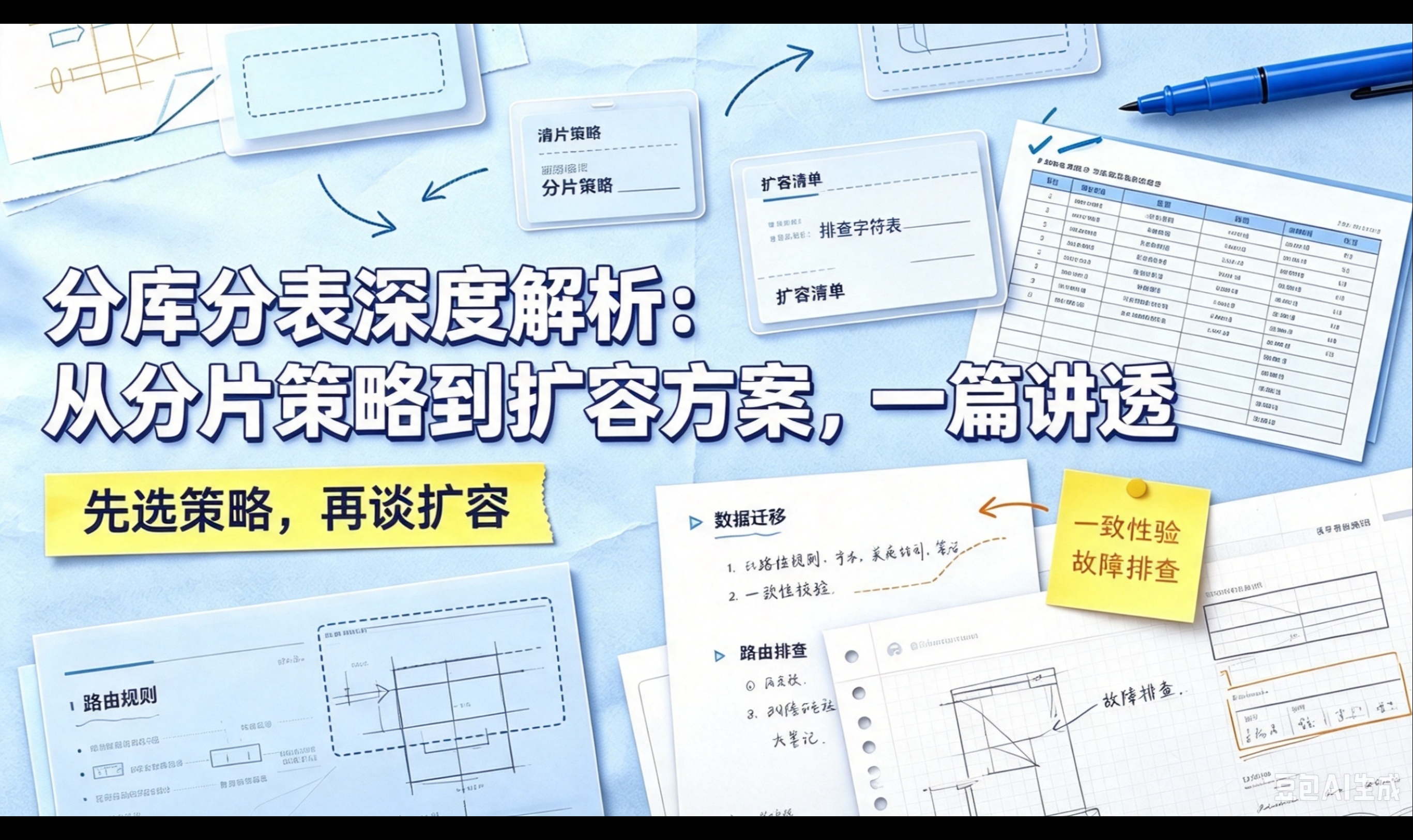 单表过亿就分库分表？先搞懂这三招再动手