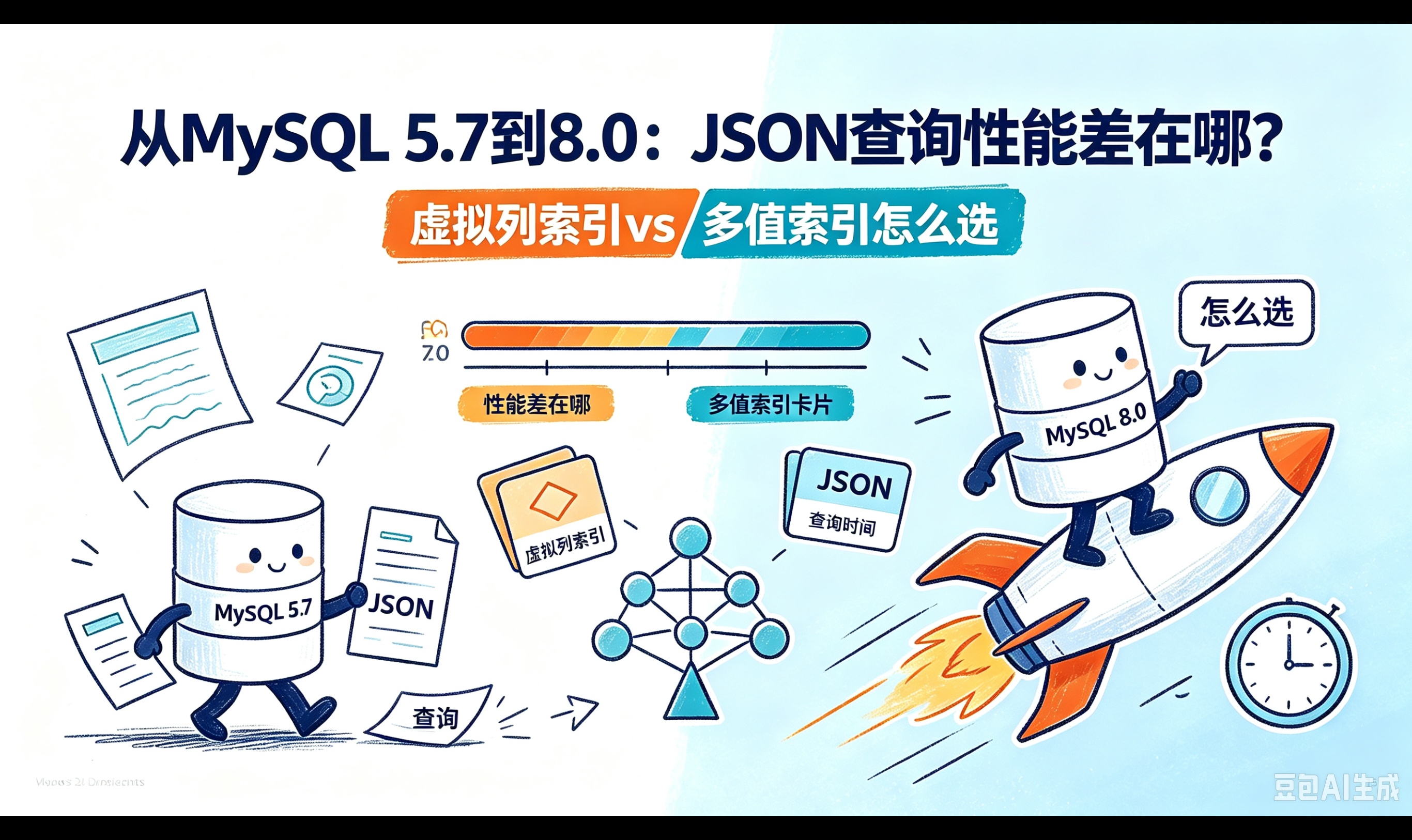 MySQL 5.7升级到8.0之后，JSON查询的性能瓶颈真的解决了吗？