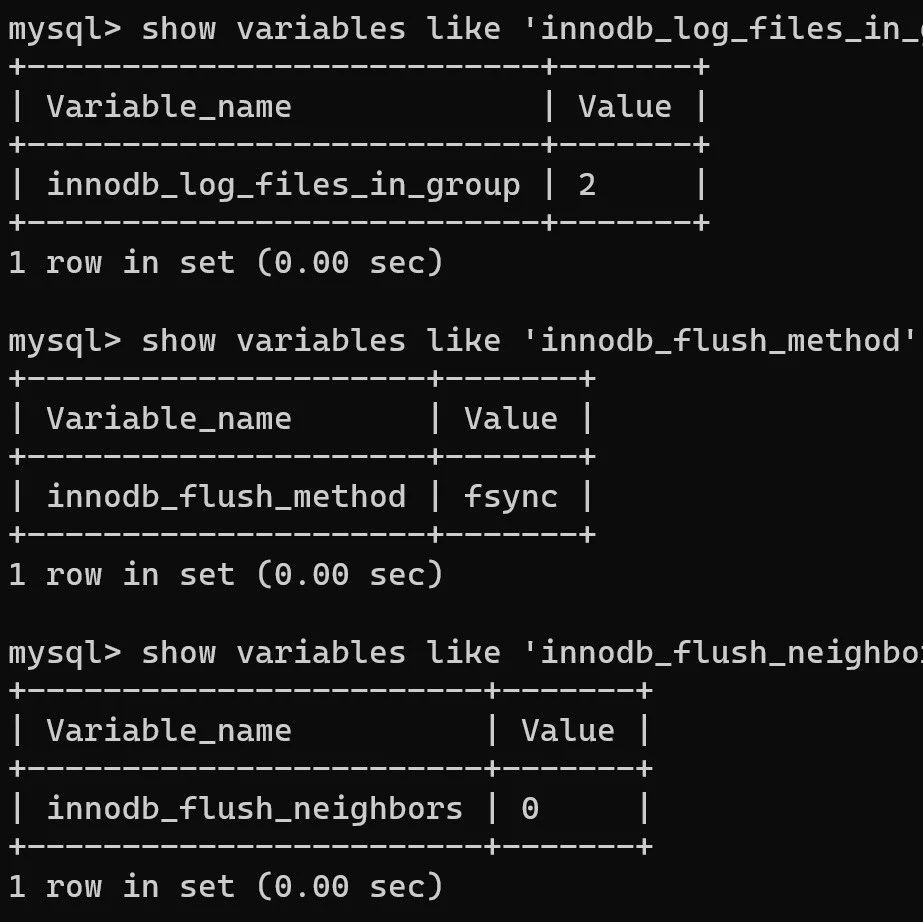 mysql: 8.0参数优化