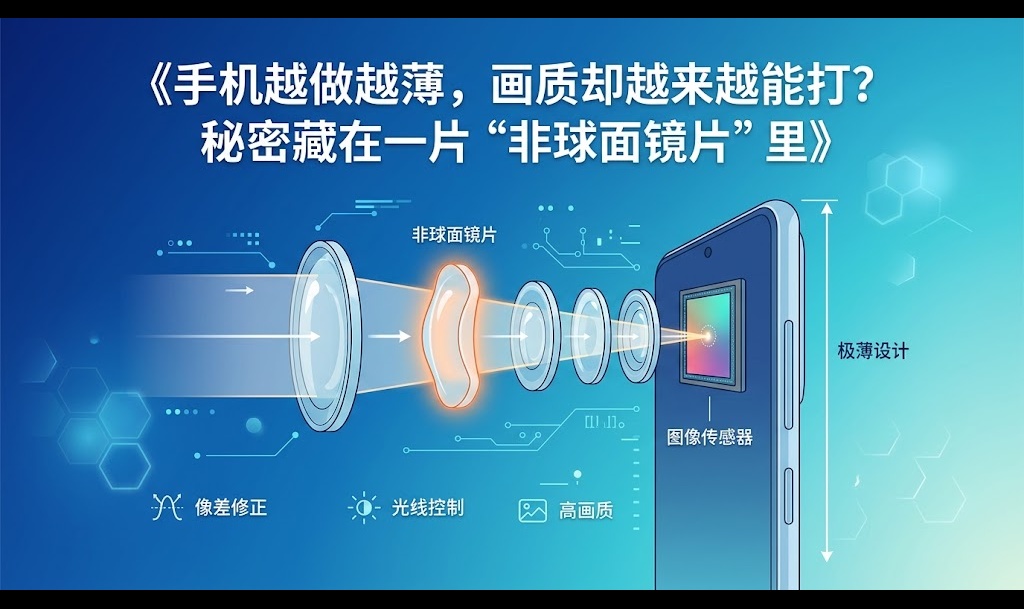 非球面镜片：薄镜头的画质密码