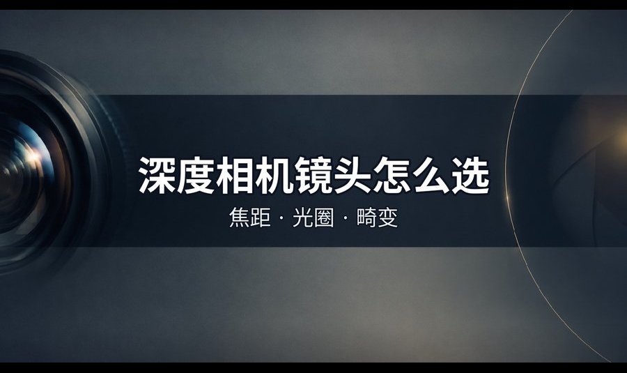 深度相机镜头选型：焦距、光圈与畸变的工程取舍