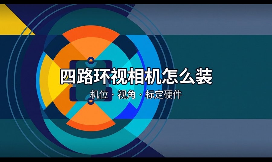 四路环视相机安装：机位布置、视场衔接与标定硬件