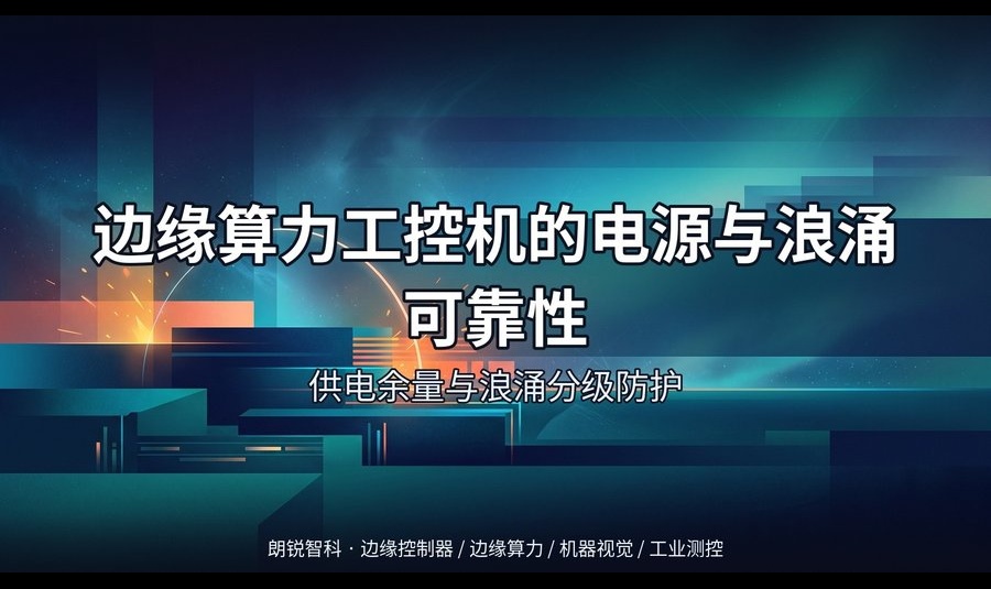 边缘算力工控机的电源余量与浪涌分级防护