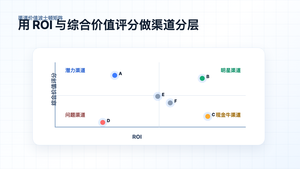 波士顿矩阵渠道价值分层