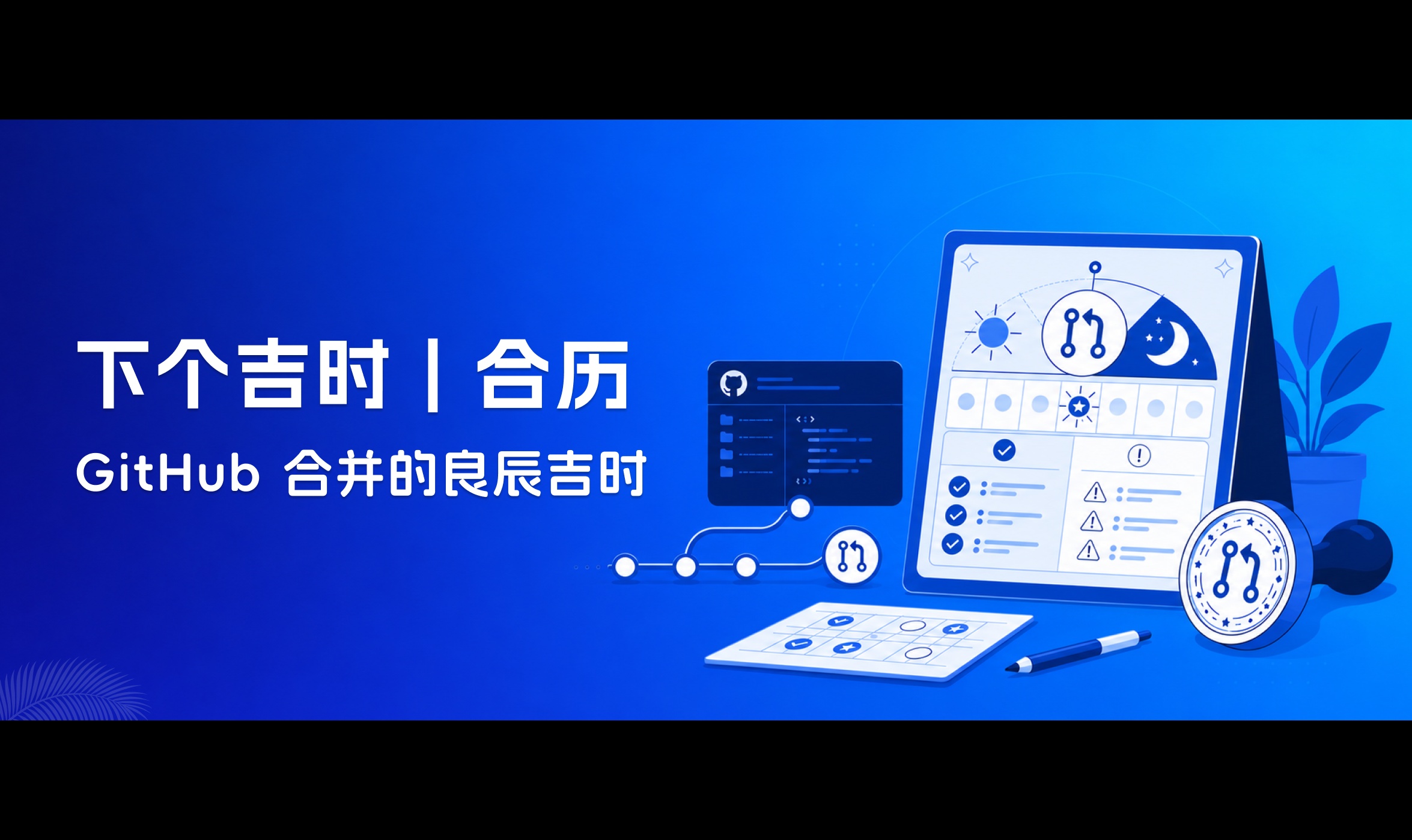 下个吉时｜我让 AI 给 GitHub 项目算了一个&ldquo;合并代码的良辰吉时&rdquo;
