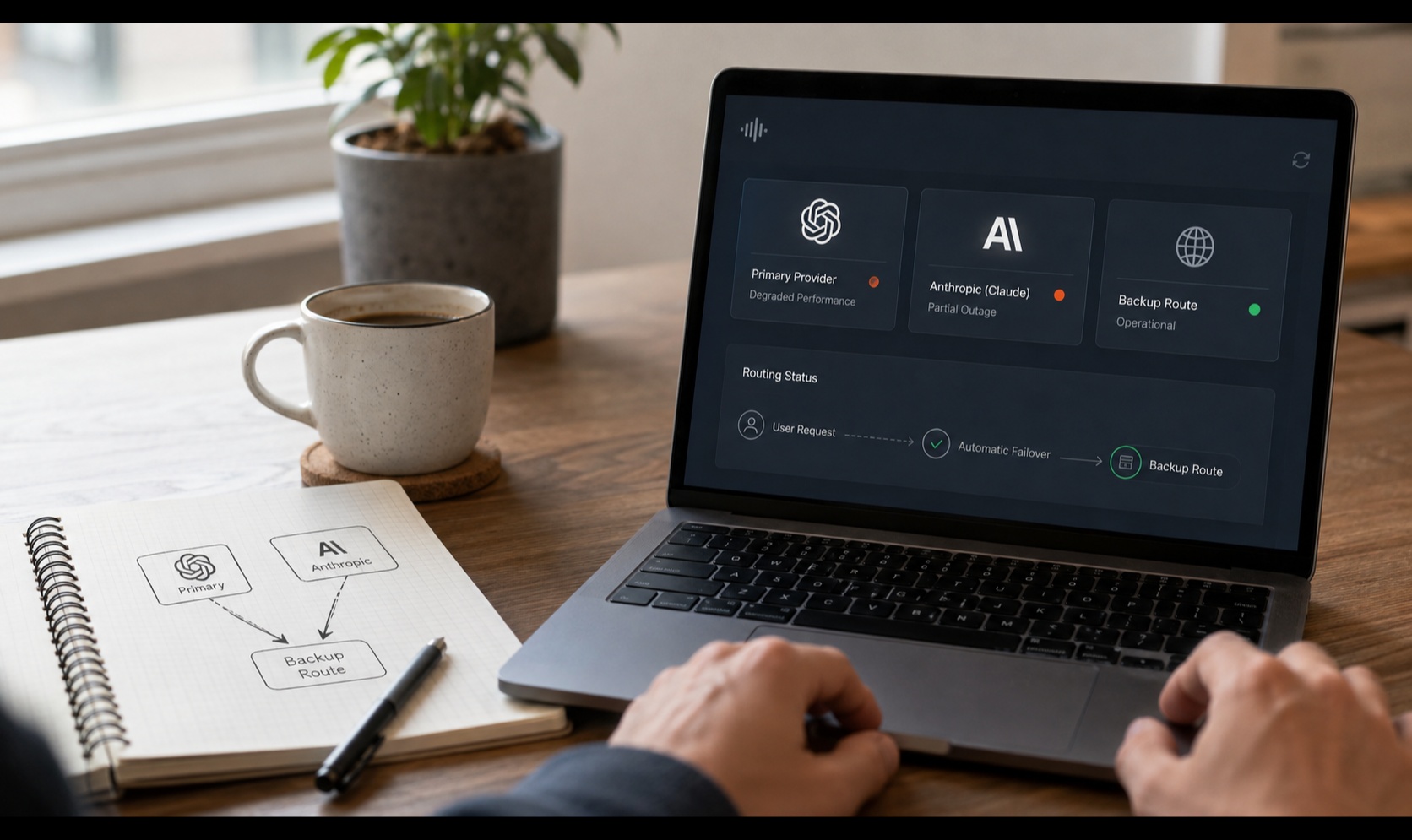 ChatGPT、Claude、Grok同一时段异常：生产级AI应用为什么必须做多模型容灾？