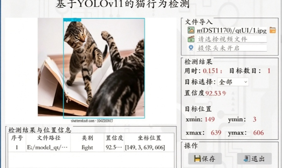 深度学习基于YOLOv11猫行为检测系统 &猫行为检测数据集，6133张，yolo和voc两种标注方式