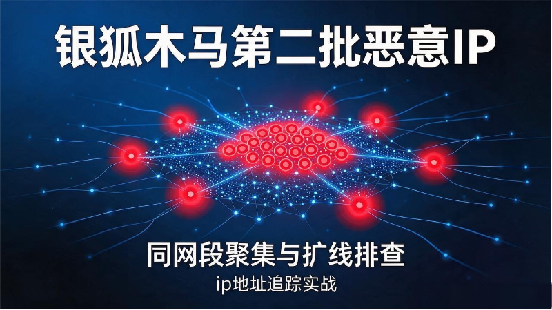 银狐木马第二批恶意IP的同网段聚集规律与扩线排查方法