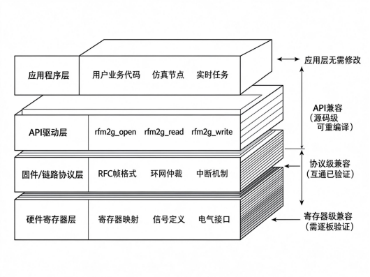  图2  进口卡与国产卡兼容性层次示意图