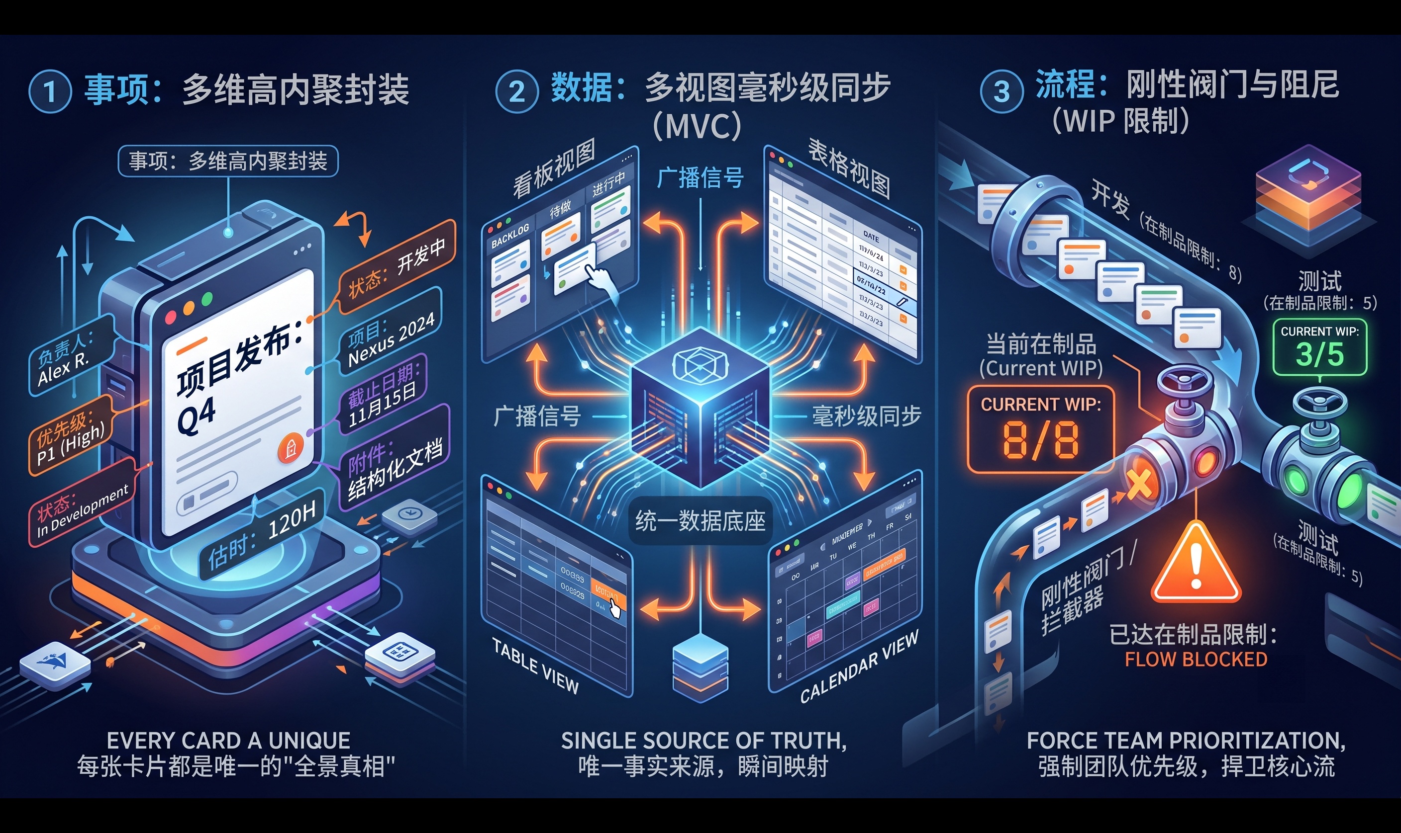 2026年多线攻坚的心流屏障：用多维度事项管理工具实现无损折叠