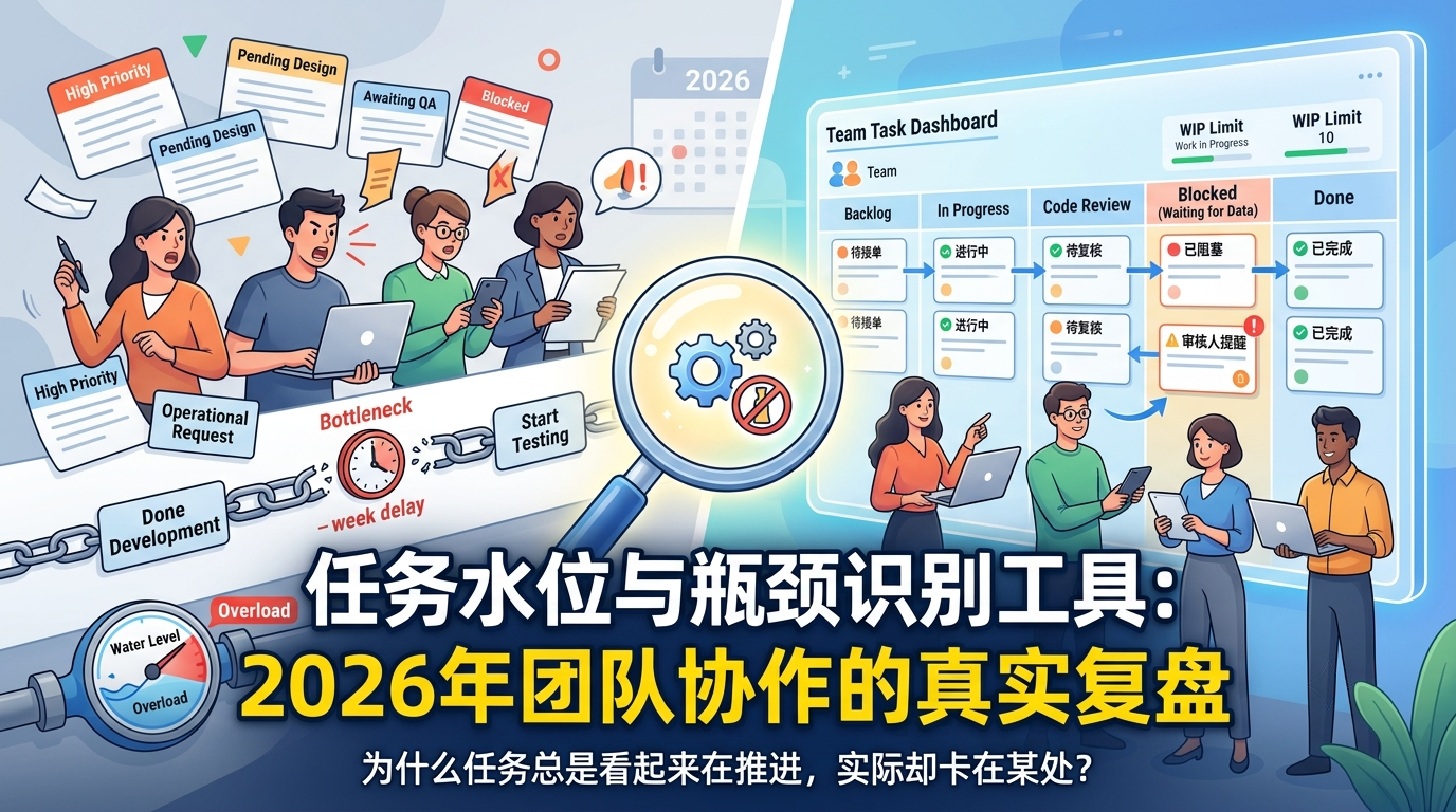 任务水位与瓶颈识别值不值得用？2026年三个月的真实体验