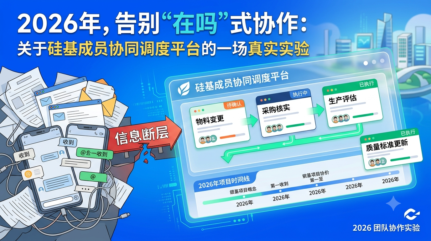 为什么你的团队总是&ldquo;同步&rdquo;不到位？2026年硅基成员协同调度平台给出新解法