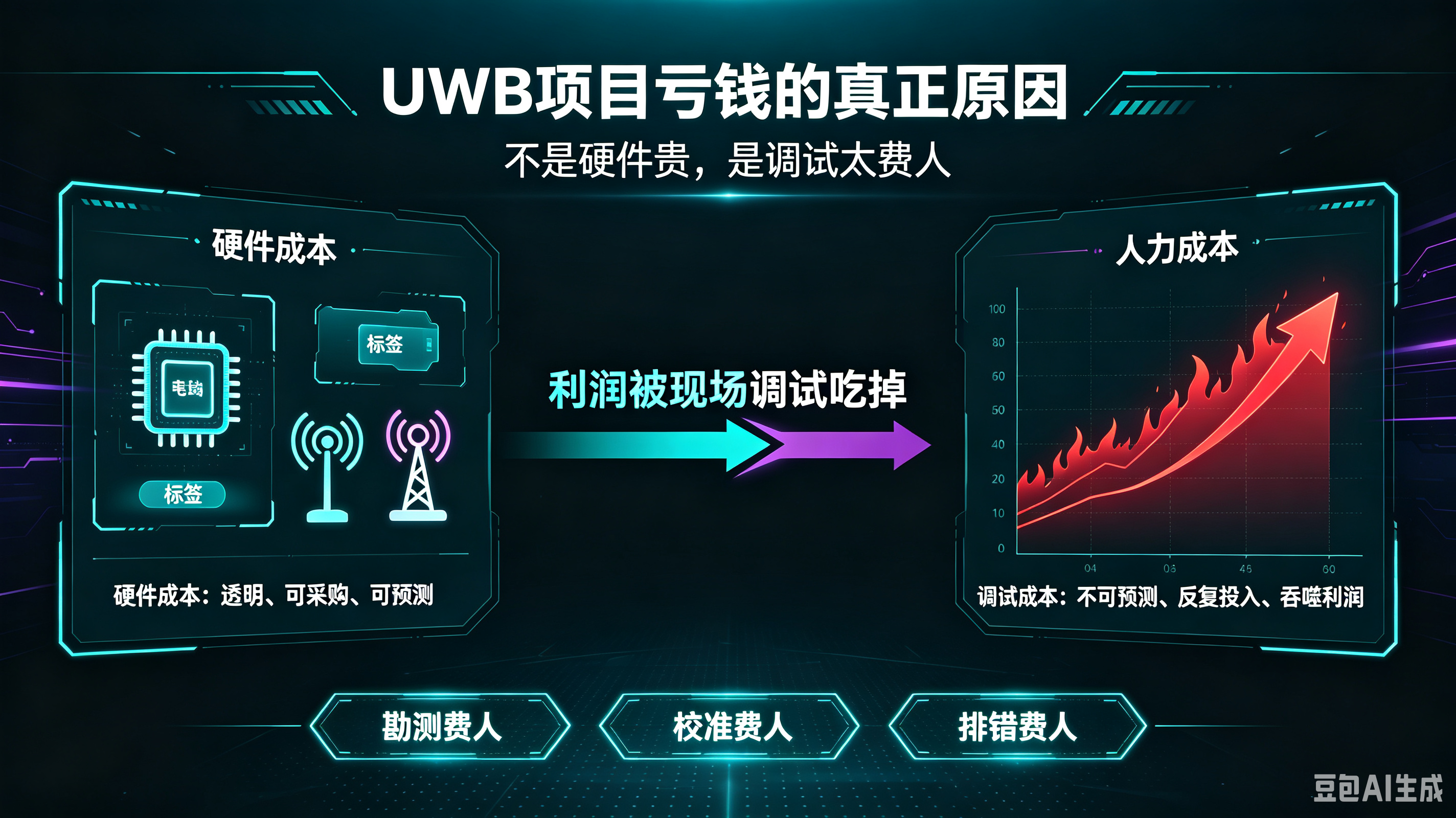 UWB项目亏钱的真正原因，不是硬件贵，是调试太费人