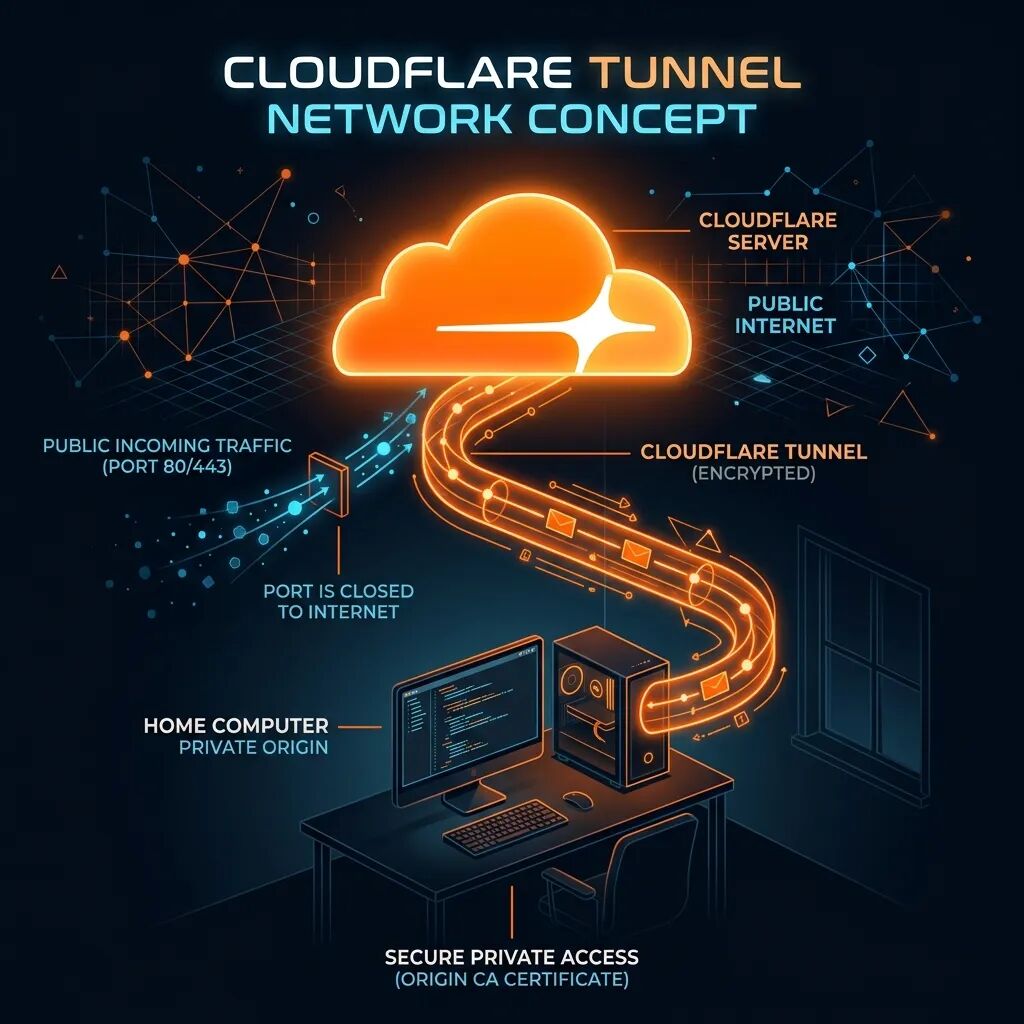 Cloudflare Tunnel Concept