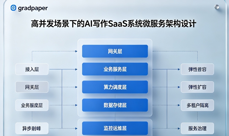 高并发场景下的AI写作SaaS系统微服务架构设计